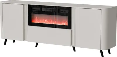 Produktbild von Furniture24 Sideboard 200 X 75 X 39 Cm Kommode Volare Mit Elektrishem Kaschmir