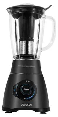 Obrázek produktu pro Cecotec Power Black Titanium 1800 Smart, Stojací mixér, 1,8 l, Drcení ledu, 1800 W, Černá