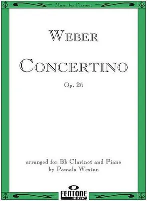 Produktbild von Concertino op.26for clarinet and piano