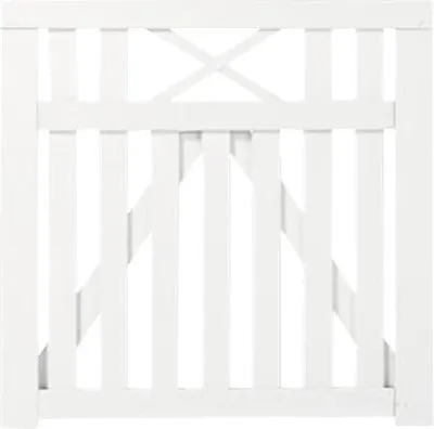 Immagine prodotto di Cancello da recinzione Plus Vinesse 100 x 98 cm bianco
