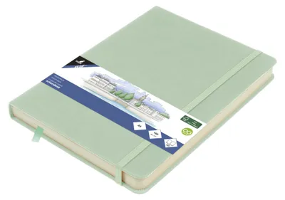Productafbeelding van Tekenschrift A5 mintkleurig met hardcover en 80 pagina's