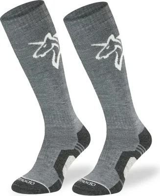 Produktbild von SKIETY Reitsocken aus Wolle Kniestrümpfe Herren & Damen & Kinder Reitsocken - 35-38 - SJWZ Grey Unicorn-14