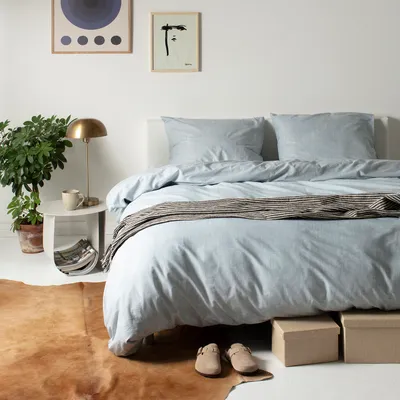 Produktbild von Cinderella Lyn - Bettbezug mit Reißverschluss - Baumwolle - 200x200 cm - Light Grey