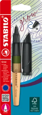 Produktbild von STABILO Kugelschreiber in Holzoptik -  Grow - moosgrün/Eiche