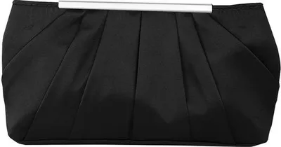 Produktbild von Elegante Clutch für Damen, geploetzte Abendtasche, rosa, Gala, Feier