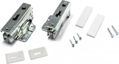 Produktbild von Scharnier Set Türscharnier oben + unten passend Bauknecht Whirlpool Kühlschrank, Gefrierschrank -  481231018672