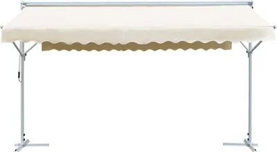 Produktbild von vidaXL Freistehende Markise 500x300 cm Creme