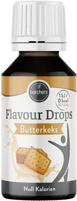 Zdjęcie produktu dla Flavour Drops Ciasteczko 30 ml, 0 Kalorii, Bez cukru, do gotowania i pieczenia
