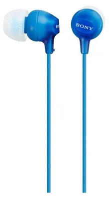 Zdjęcie produktu dla Sony MDR-EX15LP, Przewodowa, 8 - 22000 Hz, Muzyka, 3 g, Słuchawki, Niebieski