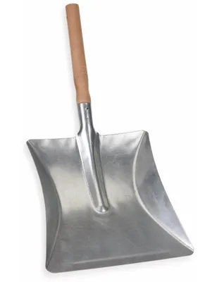 Produktbild von Metallschaufel mit Holzgriff 43x21cm