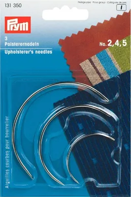 Produktbild von PRYM Polsterernadeln gebogen, Stahl, No. 2, 4, 5