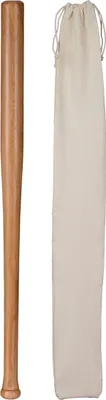 Immagine prodotto di Mazza da baseball in legno Relaxdays, 34 pollici, mazza da softball, per baseball e softball, mazza in legno con sacchetto in juta, color naturale