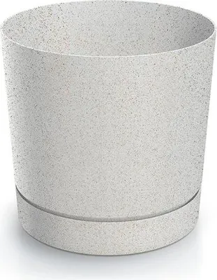 Zdjęcie produktu dla Prosperplast s.r.o. Doniczka TUBO P ECO WOOD 29,2 cm, biała