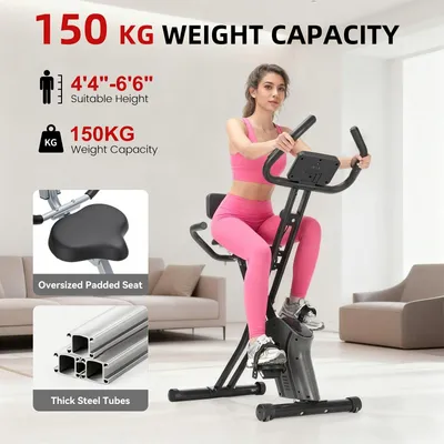 Zdjęcie produktu dla Rower treningowy - Rower fitness - Rower do jazdy w pomieszczeniach - Rower owy - Trening rowerowy - 8 poziomów regulacji oporu magnetycznego