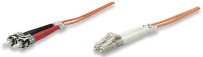 Immagine prodotto di INTELLINET cavo di collegamento in fibra ottica LC/ST 1m multimodale OM2 arancione