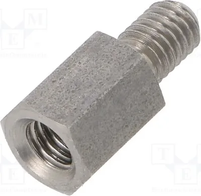 Produktbild von 10x Distanzmuffe mit Gewinde 10mm Innengew: M5  Außengew: M5 248X10 Distanzelemente