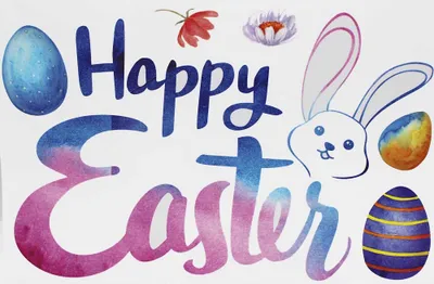 Produktbild von Ostern Fensterbilder Happy Easter 6er-Set