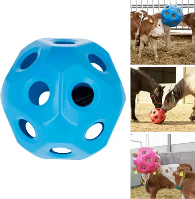 Immagine prodotto di Kerbl Futterball Futterspielball blau für Pferde / Spielzeug für Tiere - 3210385