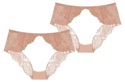 Produktbild von Triumph Damen Maxislip 2-Pack Wild Peony Florale - PINK PEARL - Größe 42