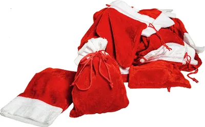Produktbild von VBS XXL Samtbeutel "12 x 16 cm", Rot, 100 Stück