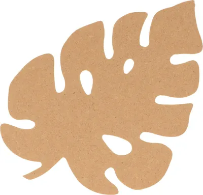 Produktbild von Silhouette Monsterblatt aus MDF-Holz 15 cm