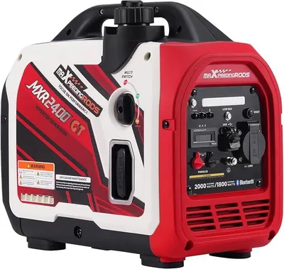 Produktbild von 2000W Inverter Stromerzeuger Benzin mit Bluetooth® App | Notstromaggregat mit App Datumsüberwachung, 15 kg, mit USB und 230V Steckdosen für Campen Festivals und Hausgebrauch