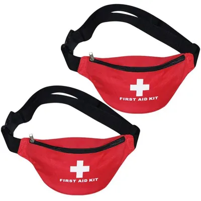 Produktbild von Erste-Hilfe-Tasche Nylon 2er-Pack 28x14x9 cm Wasserfest Kompakt