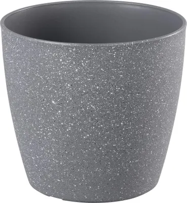 Produktbild von Blumentopf Strend Pro Stone, 23x20,5 cm, grau, Stein-Effekt