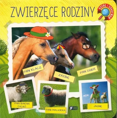 Produktbild von Rosnę i odkrywam. Zwierzęce rodziny - książeczka edukacyjna