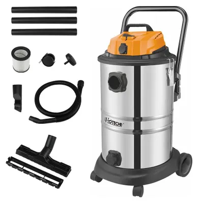 Nass-Trockensauger 1200 W, 40 l Metall, Blasfunktion