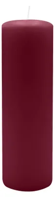 Produktbild von Stumpenkerzen 180 x Ø 60 mm, Bordeaux, 12 Stück