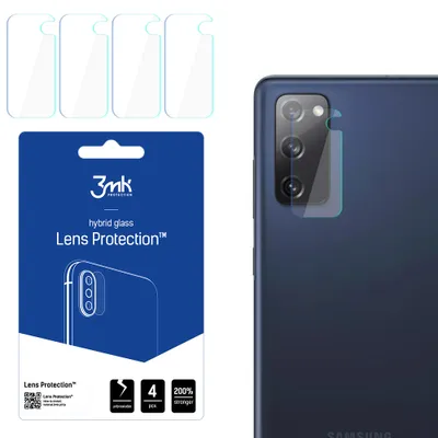 Produktbild von 3mk Hybridglas Lens Protection für Samsung Galaxy S20 FE 5G Kamera Objektiv Kameralinse 0,16mm 6H (4 Stück)