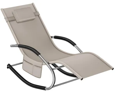 Produktbild von tectake® Sonnenliege Taya, ergonomisch, Schwingfunktion