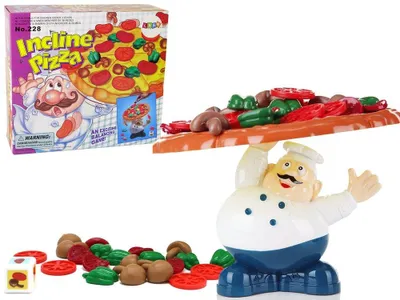 Productafbeelding van Maak je pizza klaar Familie-actiespel Lekker!