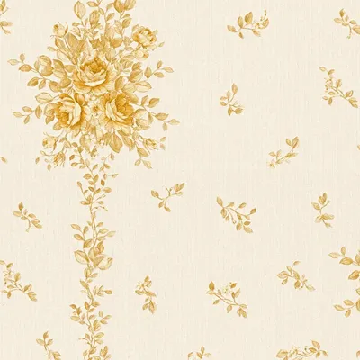 Produktbild von A.S. Création Blumentapete Blumen floral Tapete Gold 345003 Château 5 Wand