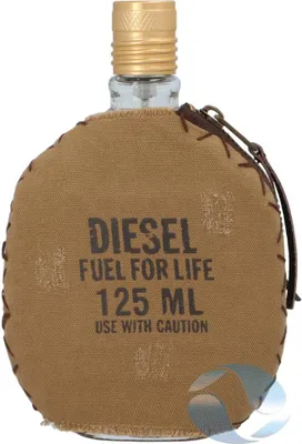 A bottle of Diesel Fuel for Life Homme Eau de Toilette for Men.