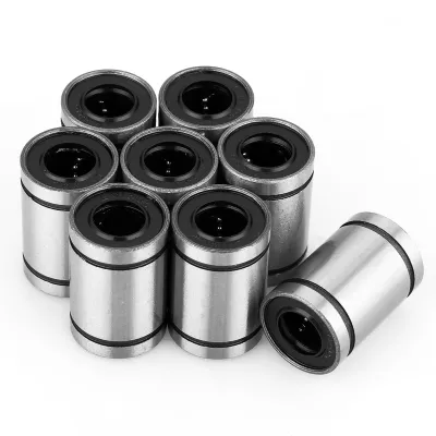 Obrázok produktu pre 8 ks LM10UU 10 mm lineárne guľôčkové ložiskové puzdrá pre 3D tlačiarne CNC diely