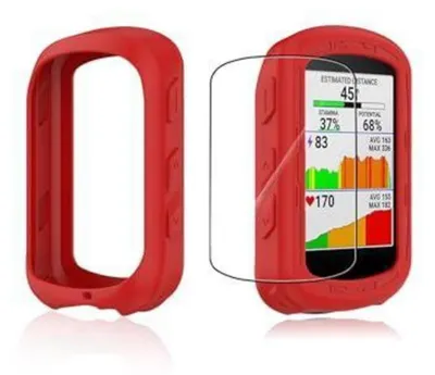 Productafbeelding van Beschermhoes voor Garmin Edge 540/840 fietscomputers, rood, siliconen, stootvast, stofbestendig, waterdicht