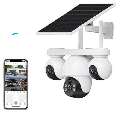 Immagine prodotto di Telecamera IP, alimentata a energia solare, visione notturna, telecamera Wi-Fi