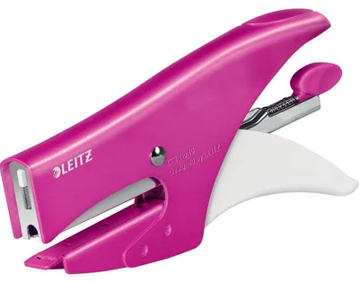 Produktbild von Heftzange WOW No.10 bis 15 Blatt pink Packung mit 5 Stück