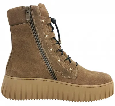 Image de Chaussures de ville pour femme Nero Giardini, bottines à lacets, couleur marron, style décontracté