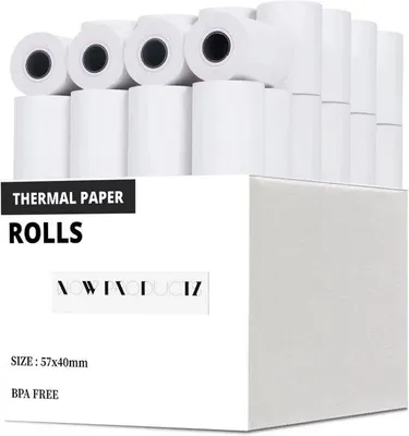 Produktbild von Famanu Kassapapier 200 Rollen - 57x40mm für Kassensysteme