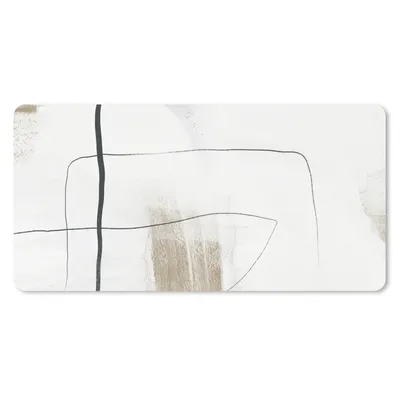 Produktbild von MuchoWow® Schreibtischunterlage Malerei - Abstrakt - Minimalismus 80x40 cm - XXL Mauspad - Gaming Mauspad