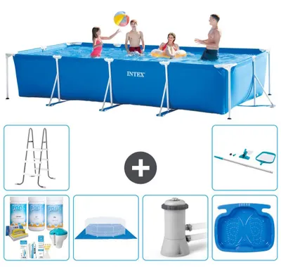 Produktbild von Rechteckiger Frame Pool - 450x220x84 cm - 7-teilig S20851