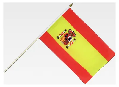 Produktbild von Flagge Spanien 30 x 45 cm mit Stab