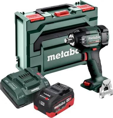 Obrázek produktu pro Akumulátorový rázový utahovák Metabo SSW 18 LTX 550 BL 18 V 550 Nm bezkartáčový + 1x LiHD akumulátor 8,0 Ah + nabíječka + metaBOX.