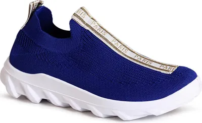 Produktbild von topschuhe24 3011 Damen Light Slipper Plateau Sneaker, Farbe:Blau, Größe:39 EU
