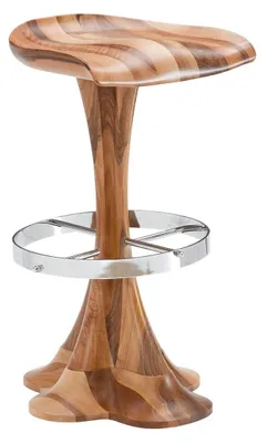 Obrázek produktu pro Hnědá dřevěná stolička Elegantní a univerzální pro domácnost i kancelář