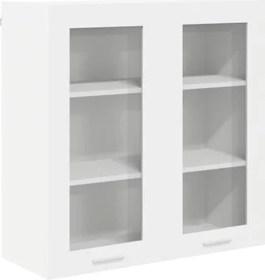 Immagine prodotto di vidaXL Armadio a muro con contenitore Bianco 80 x 31 x 80 cm Materiale a base di legno