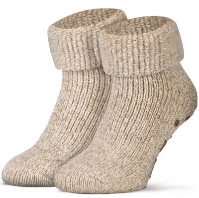 Produktbild von Piarini ABS Stoppersocken Wollsocken Wintersocken Norwegersocken Innenfrottee Da